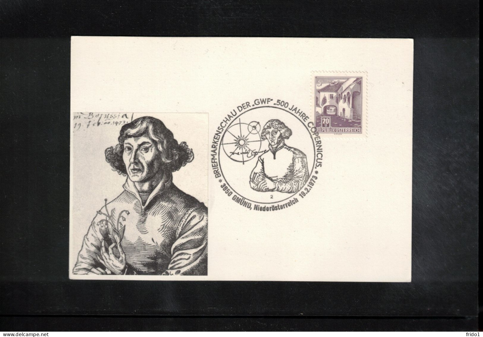 Austria 1973 Astronomy - 500th Anniversary Of The Birth Of Nicolaus Kopernicus - Astronomy