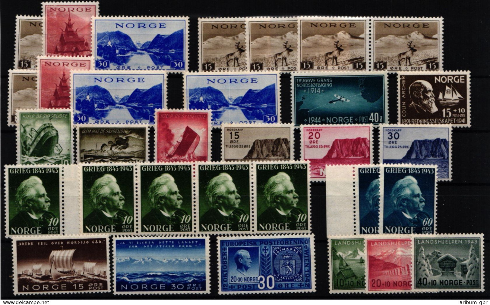 Norwegen Lot Marken Postfrisch Und Falz #JW442 - Altri & Non Classificati