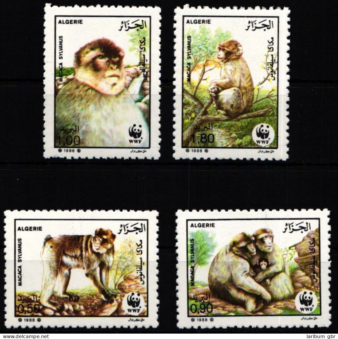 Algerien 972-975 Postfrisch Wildtiere, Affen #JW514 - Algeria (1962-...)