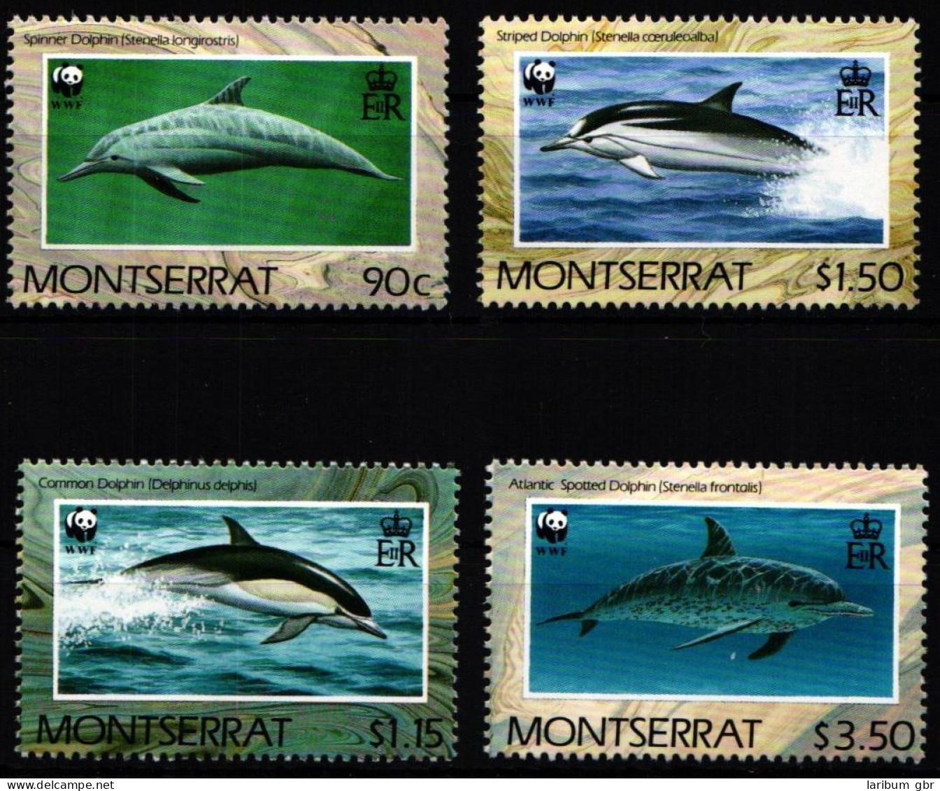 Montserrat 786-789 Postfrisch Delphine, Meeresfauna #JW510 - Montserrat