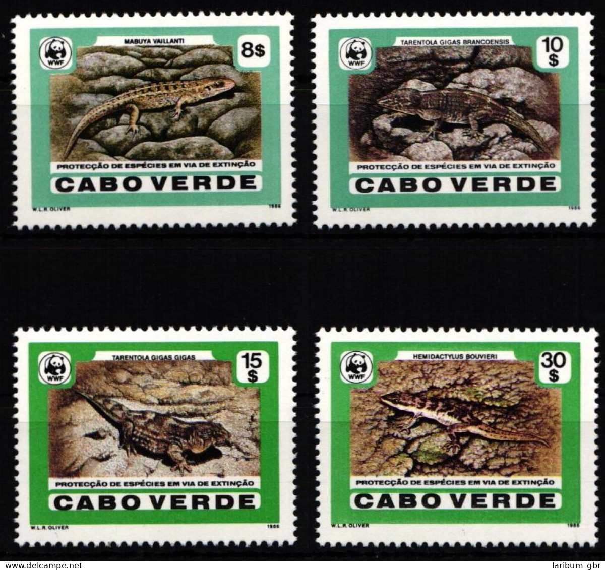 Kap Verde 500-503 Postfrisch Reptilien #JW535 - Islas De Cabo Verde