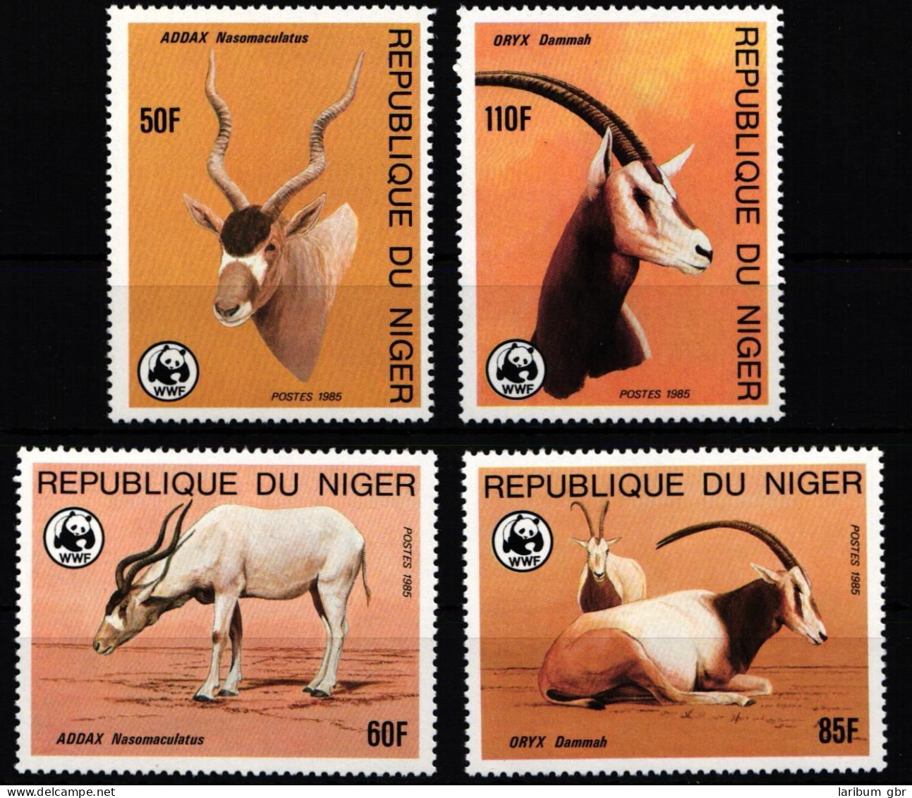 Niger 941-944 Postfrisch Wildtiere, Antilopen #JW523 - Níger (1960-...)