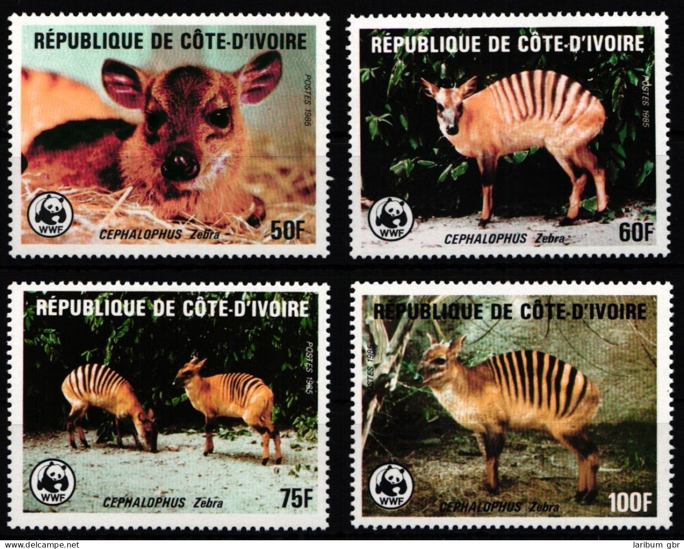 Elfenbeinküste 881-884 Postfrisch Antilopen, Wildtiere #JW534 - Ivoorkust (1960-...)