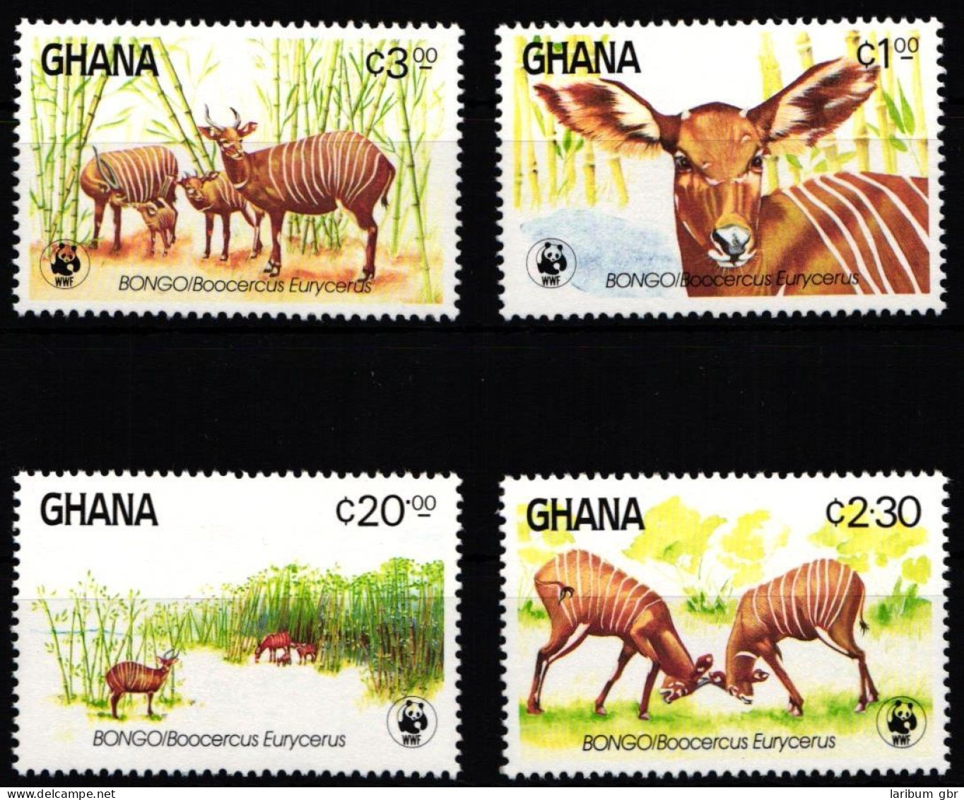 Ghana 1060-1063 Postfrisch Wildtiere, Antilopen #JW518 - Ghana (1957-...)