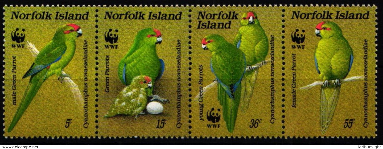 Norfolk Inseln 421-424 Postfrisch Vögel, Papageien #JW530 - Isla Norfolk