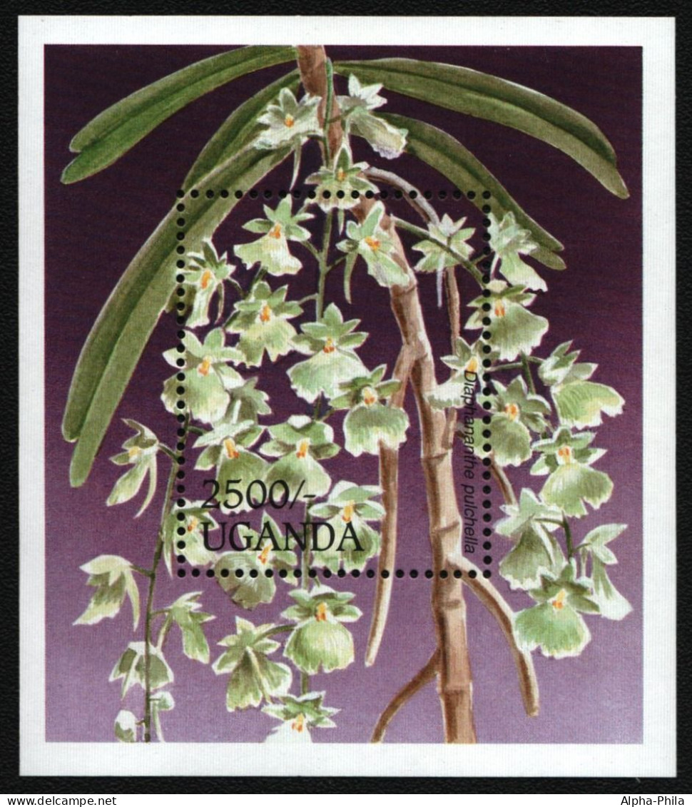 Uganda 1995 - Mi-Nr. Block 246 ** - MNH - Orchideen / Orchids - Uganda (1962-...)
