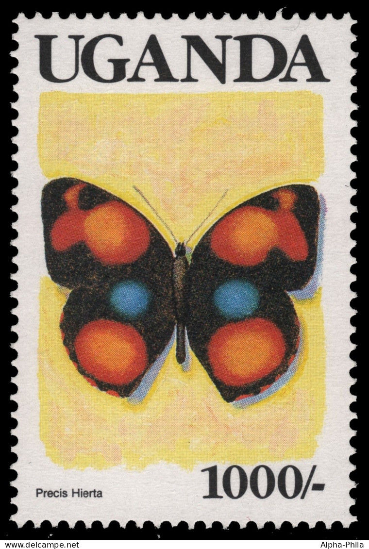 Uganda 1990 - Mi-Nr. 833 ** - MNH - Schmetterlinge / Butterflies - Uganda (1962-...)