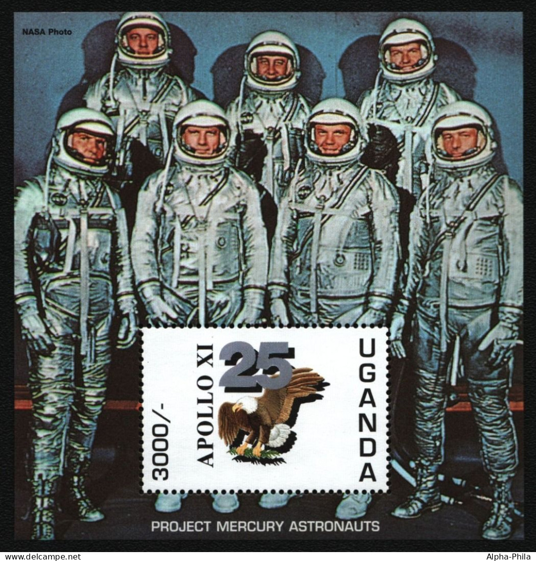 Uganda 1994 - Mi-Nr. Block 219 ** - MNH - Raumfahrt / Space - Oeganda (1962-...)