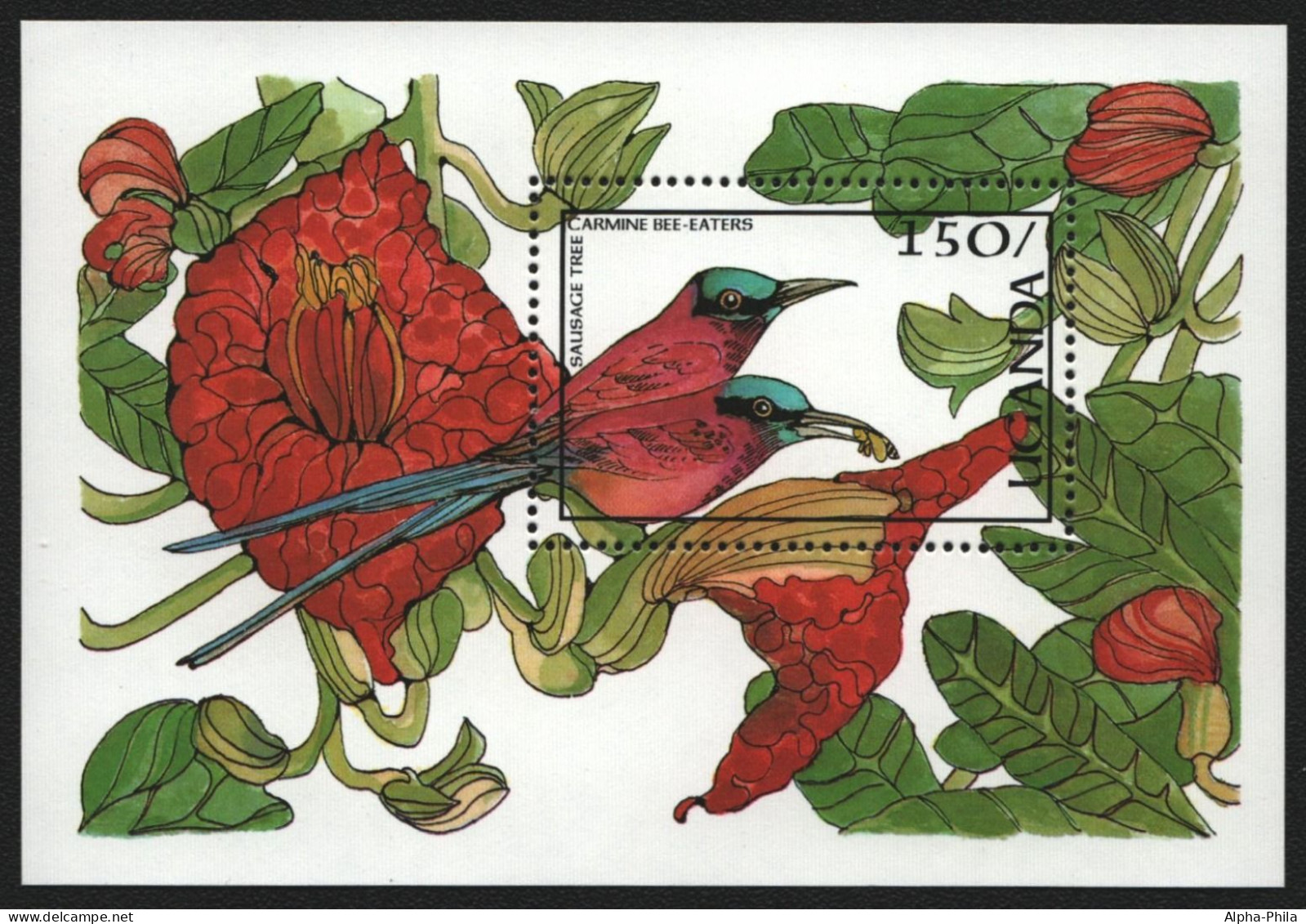 Uganda 1987 - Mi-Nr. Block 68 ** - MNH - Vögel / Birds - Uganda (1962-...)