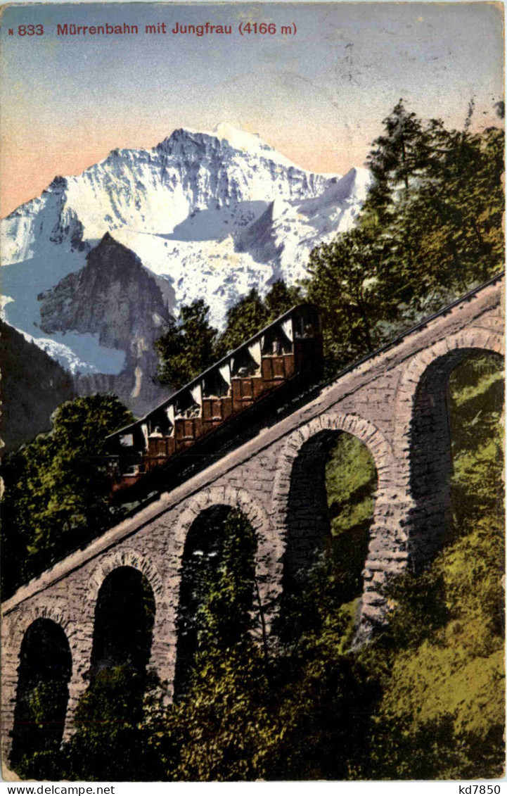 Mürrenbahn Mit Jungfrau - Autres & Non Classés