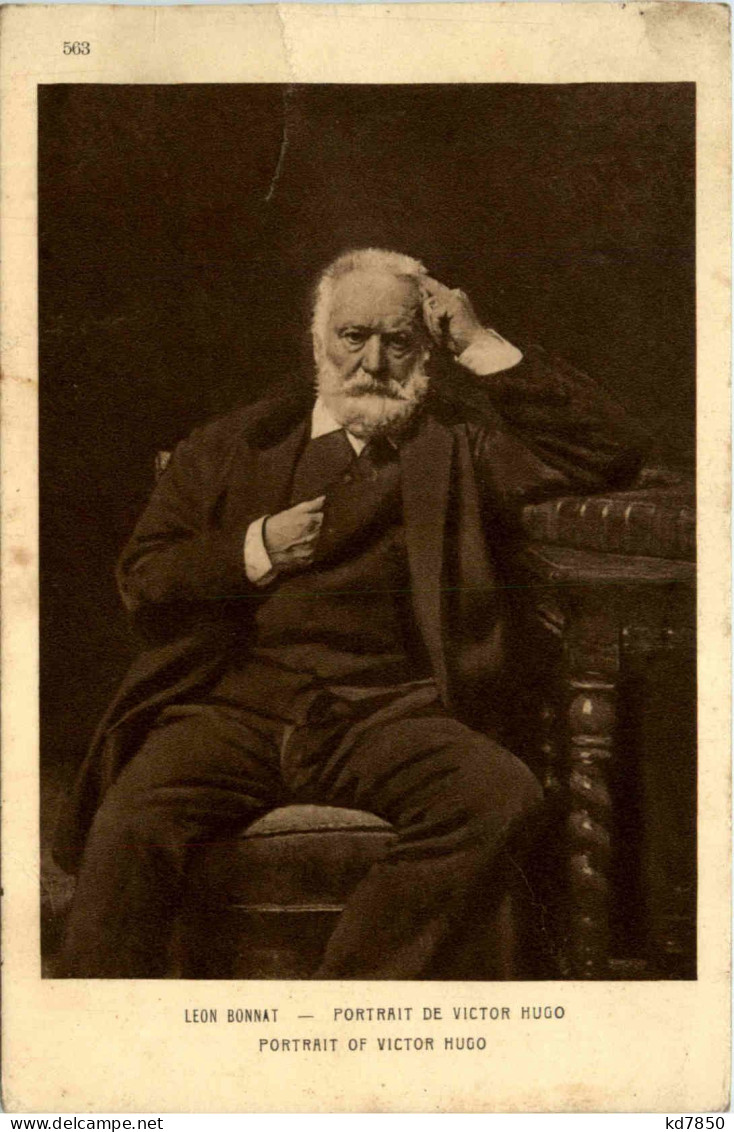 Leon Bonnat - Portrait De Victor Hugo - Ecrivains