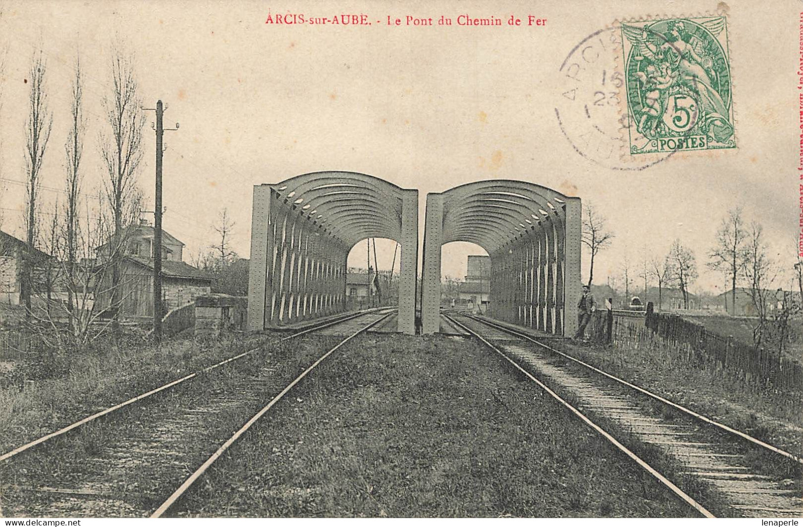 D6804 Arcis Sur Aube Le Pont Du Chemin De Fer - Arcis Sur Aube