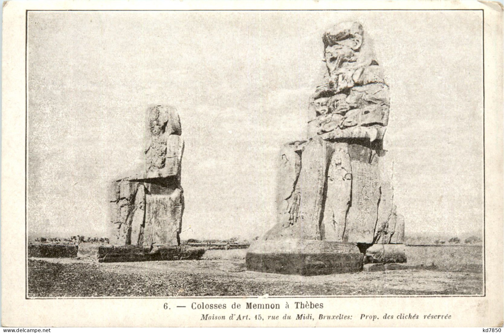 Colosses De Memnon A Thebes - Altri & Non Classificati