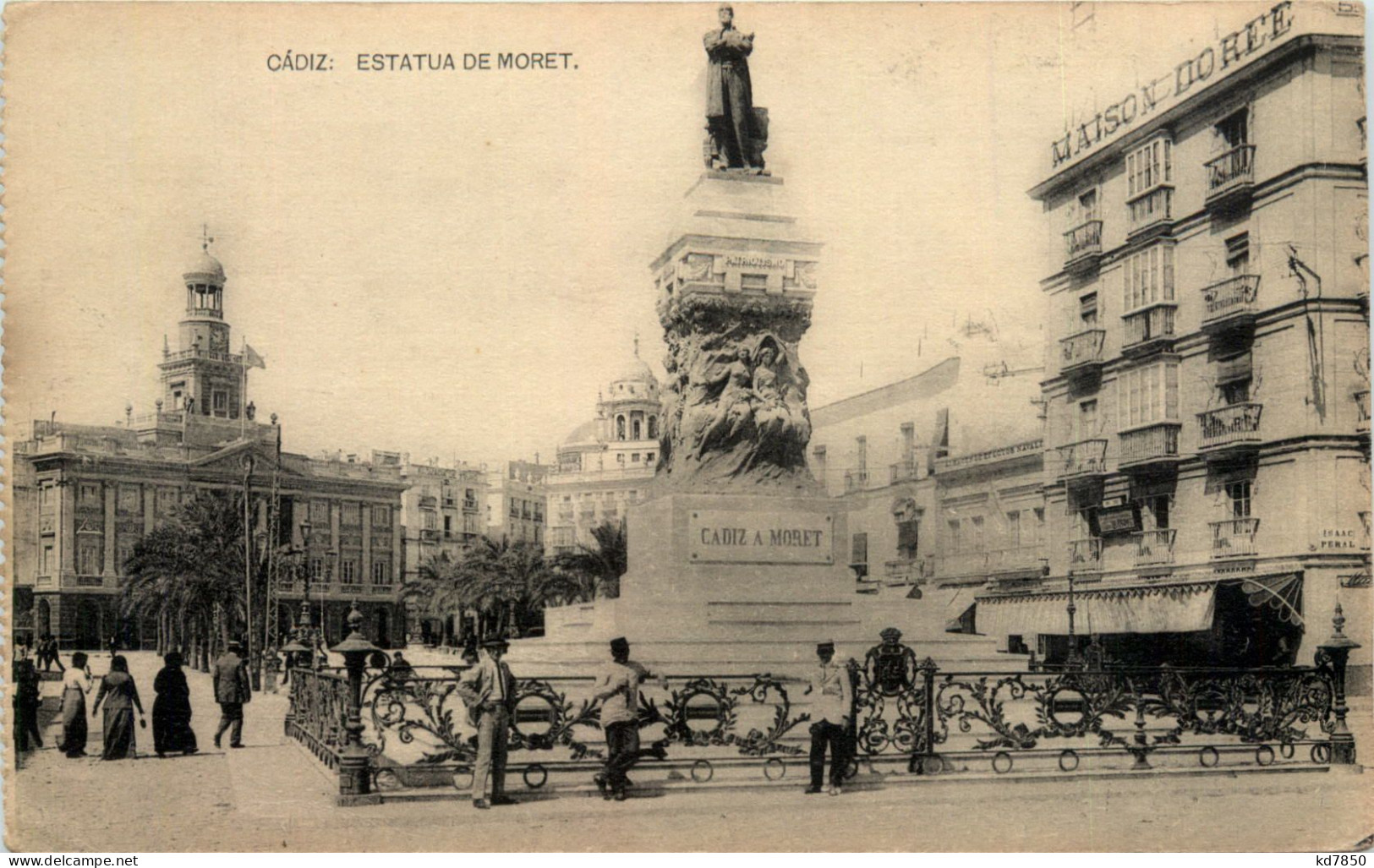Cadiz - Estatua De Moret - Cádiz