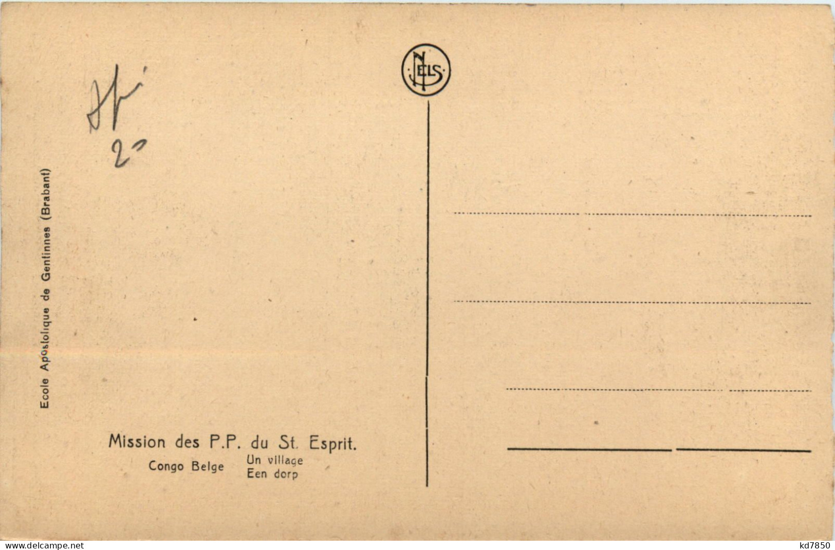 Congo - Mission Des PP Du St. Esprit - Autres & Non Classés