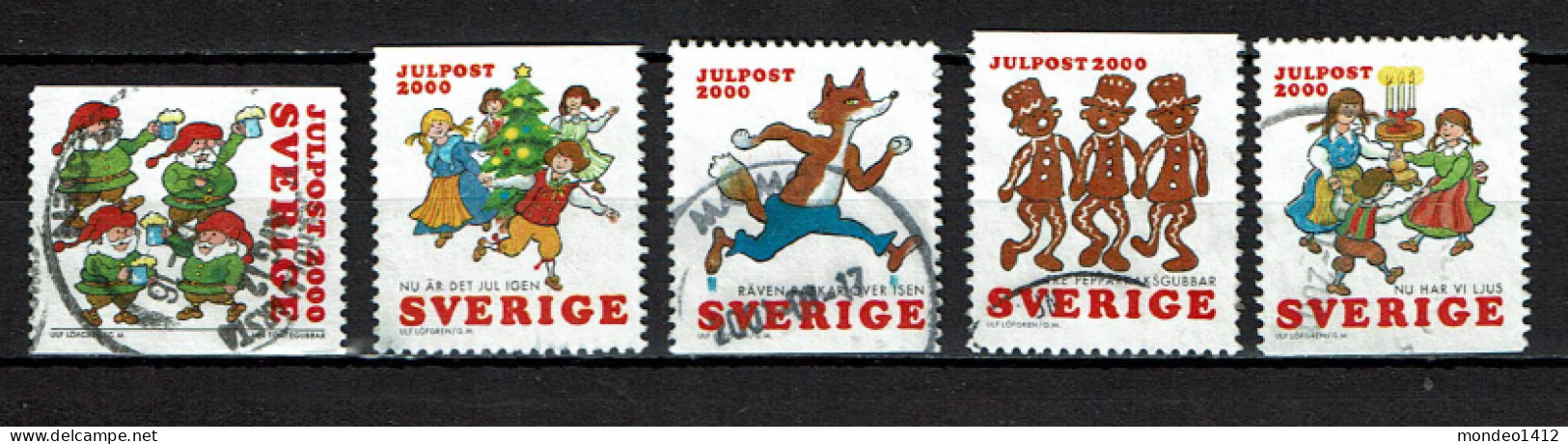 Sweden 2000 - Christmas Stamps - Used - Usados