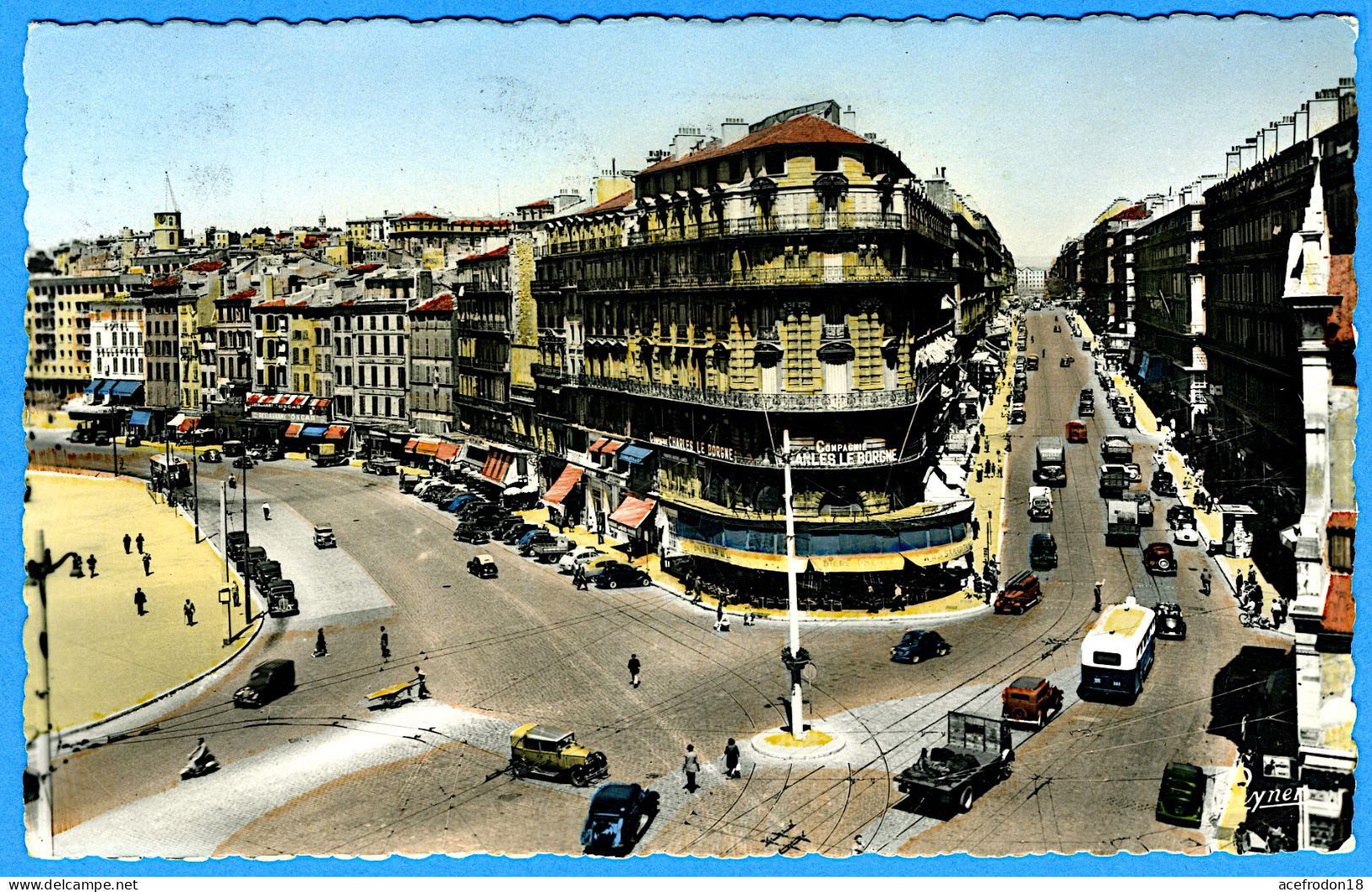 Marseille - Rue De La République Et Carrefour Du Quai Des Belges - Canebière, Centro