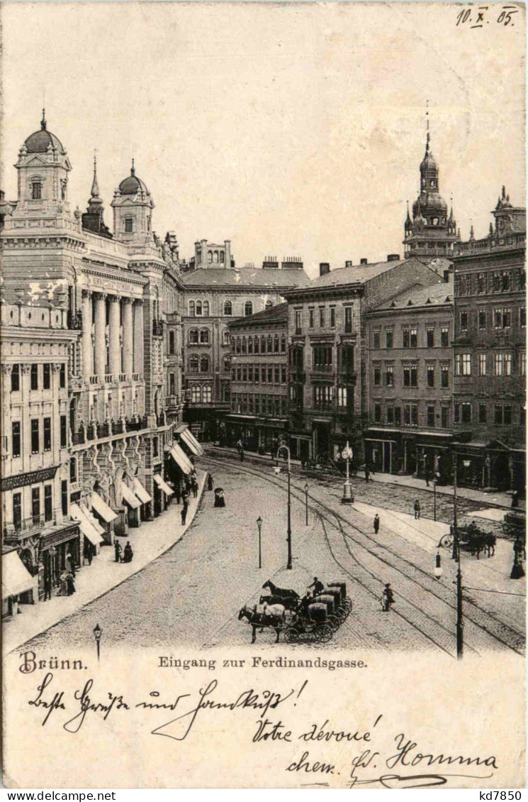 Brünn - Eingang Zur Ferdinandsgasse - Boehmen Und Maehren