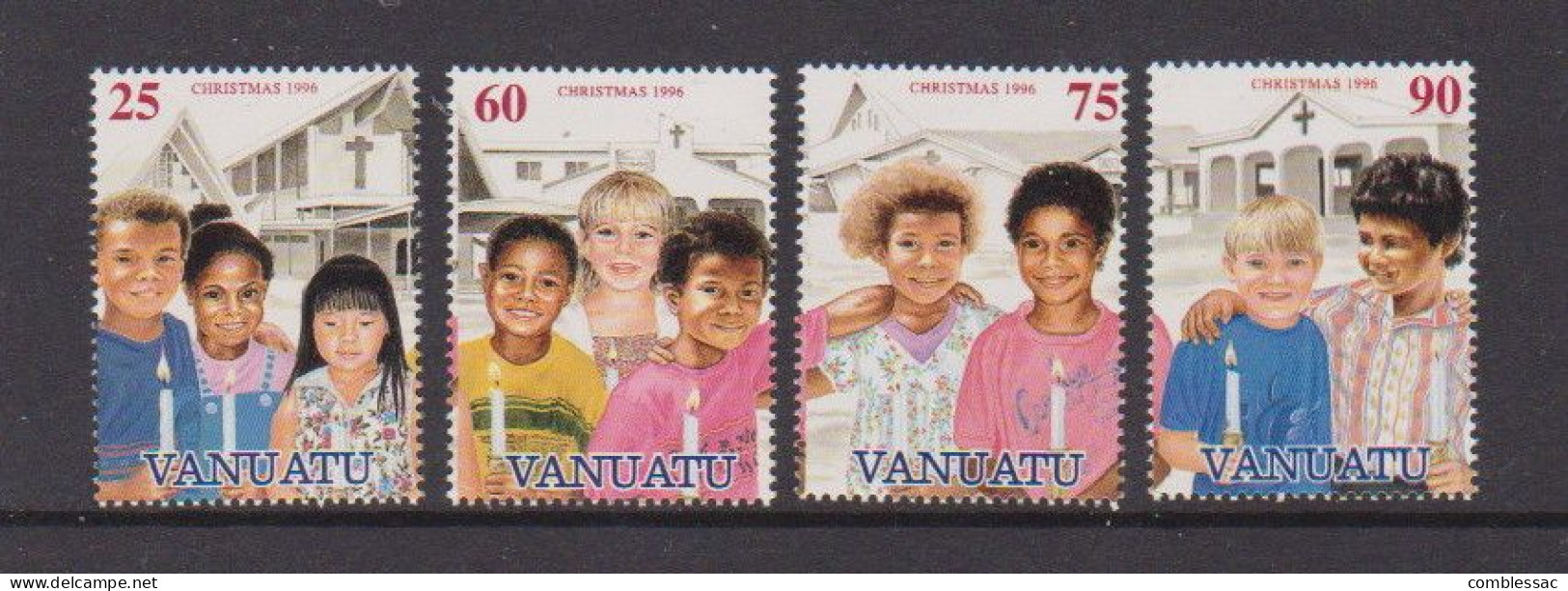 VANUATO    1996    Christmas    Set  Of  4    MNH - Vanuatu (1980-...)