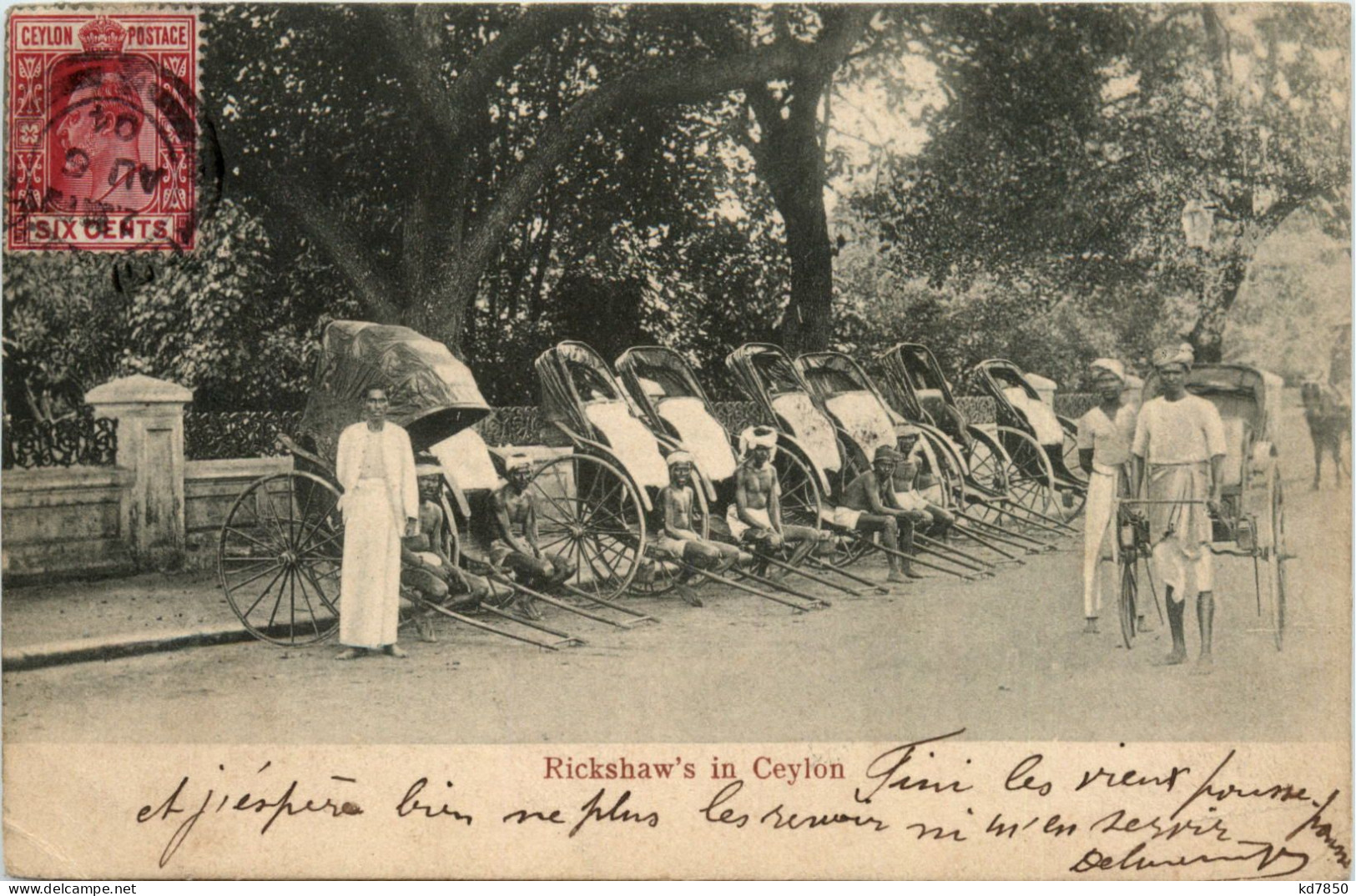 Rickshaws In Ceylon - Sri Lanka (Ceylon)