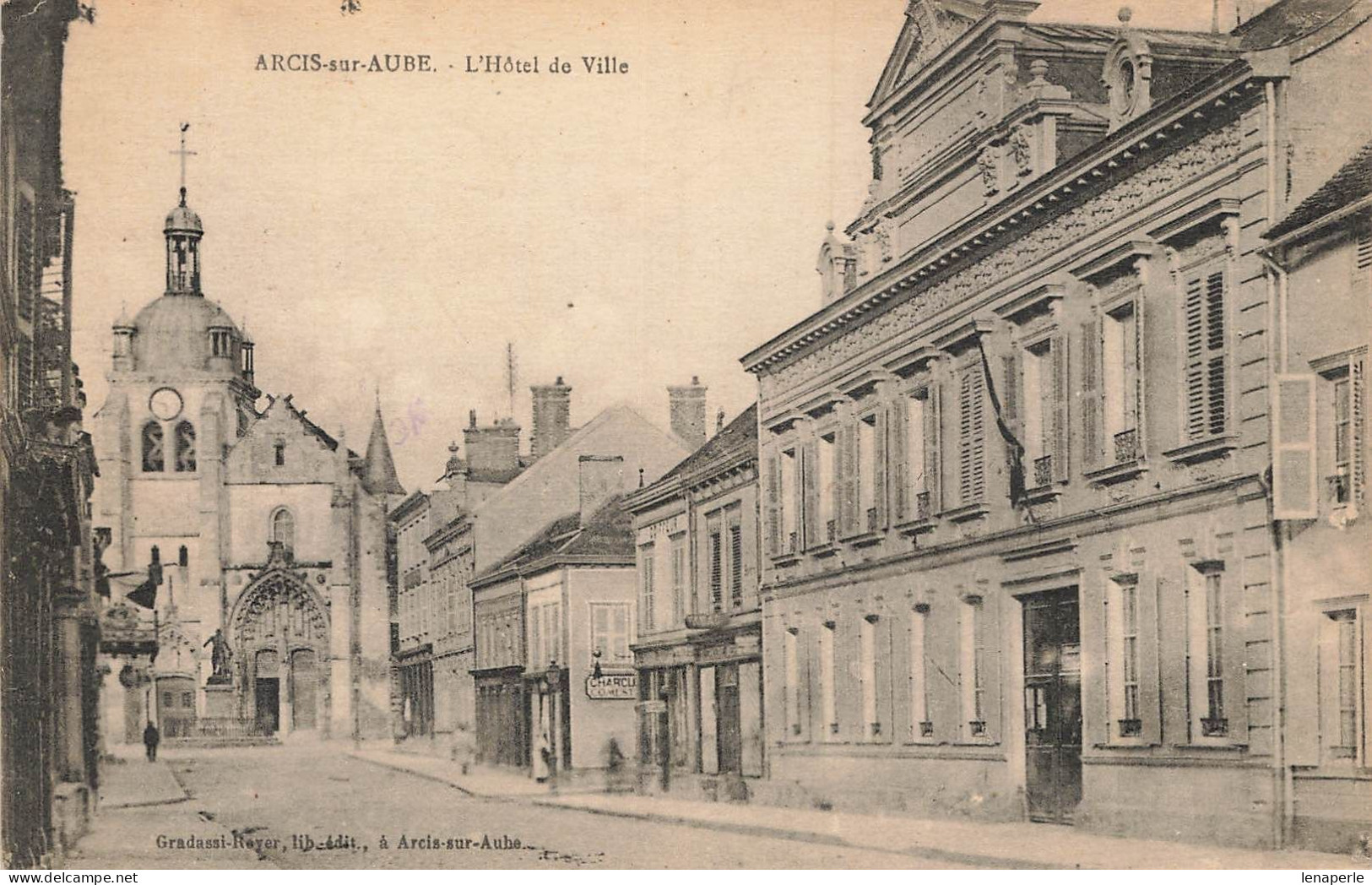 D6809 Arcis Sur Aube L'hôtel De Ville - Arcis Sur Aube