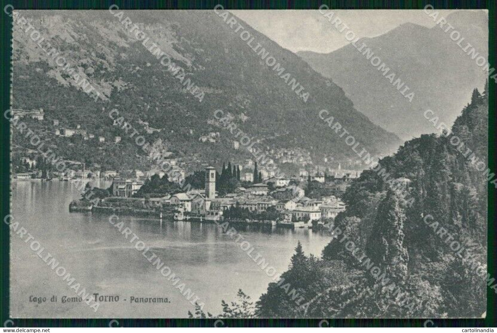 Como Torno Lago Brunner 1951 Cartolina RT4077 - Como