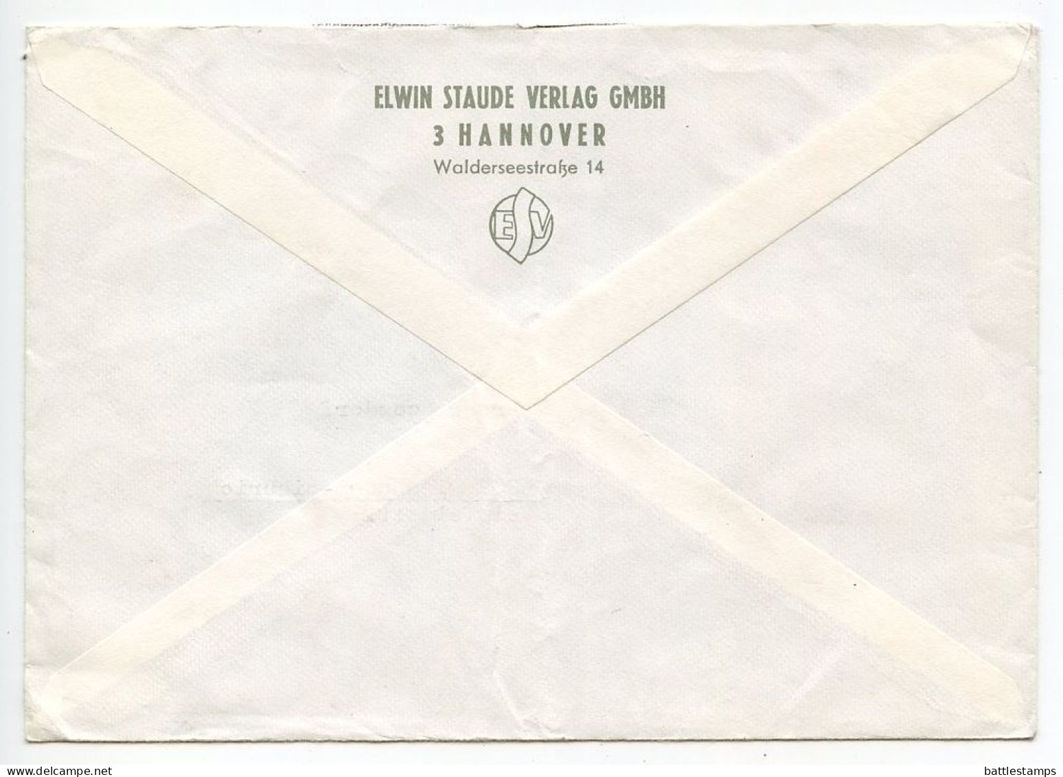 Germany, West 1973 40pf. Meter Cover With Elwin Staude Verlage Slogan; Hannover To Wiesbaden-Biebrich; Return To Sender - Macchine Per Obliterare (EMA)