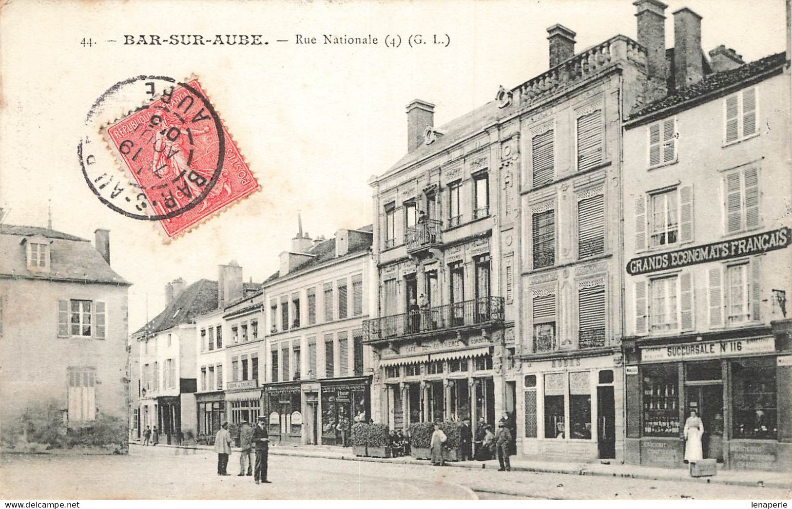 D6815 Bar Sur Aube Rue Nationale - Bar-sur-Aube