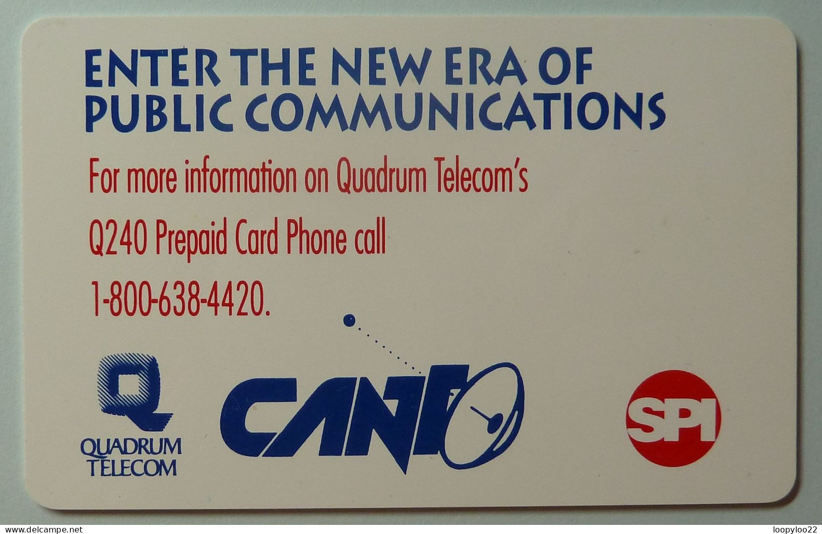 BARBADOS - Chip - Prototype For Conference In Barbados - Quad Telecom - 1992 - $5 - RRRR - Barbades