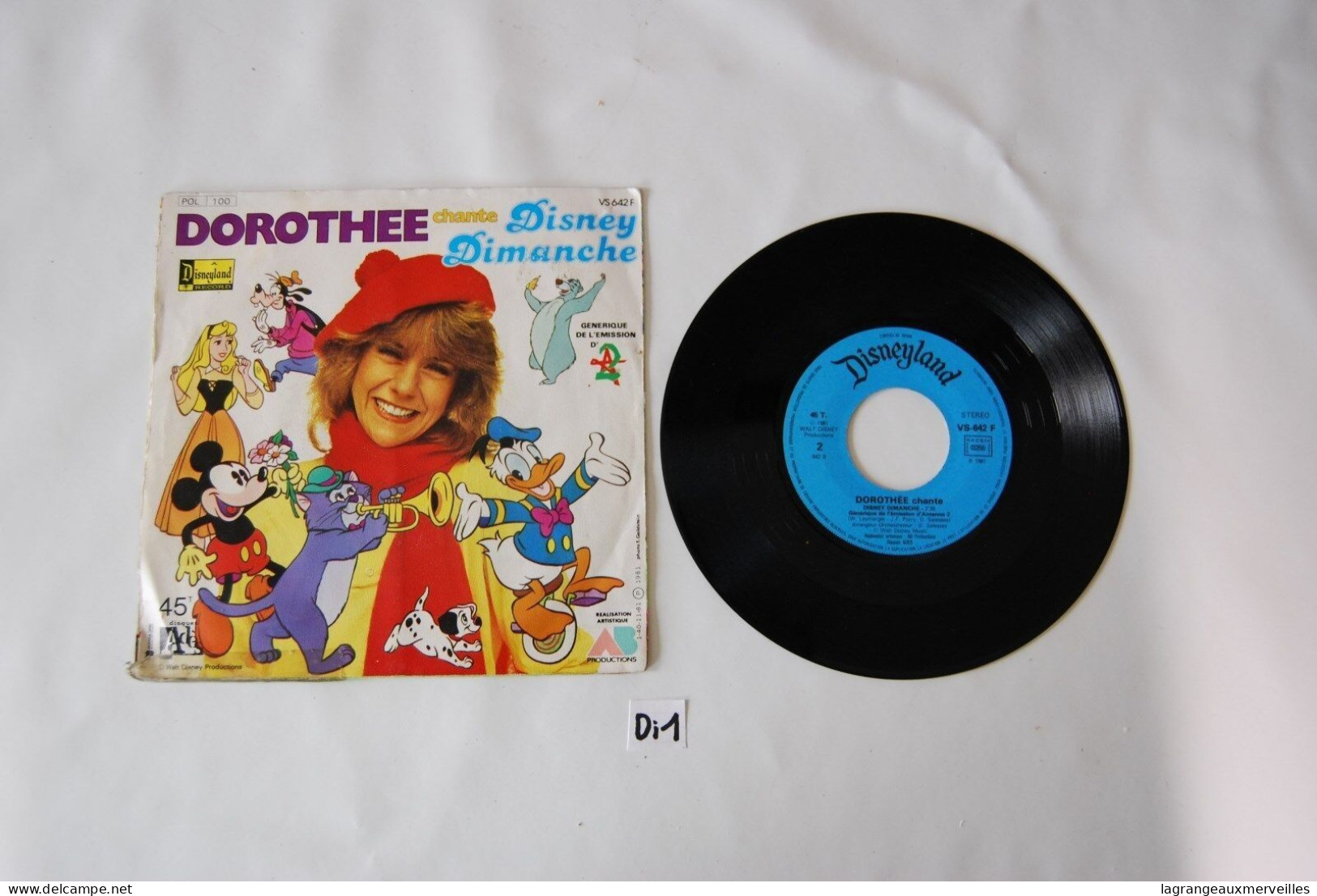 Di1- Vinyl 45 T - Dorothée - Rox Et Rouky - Bambini