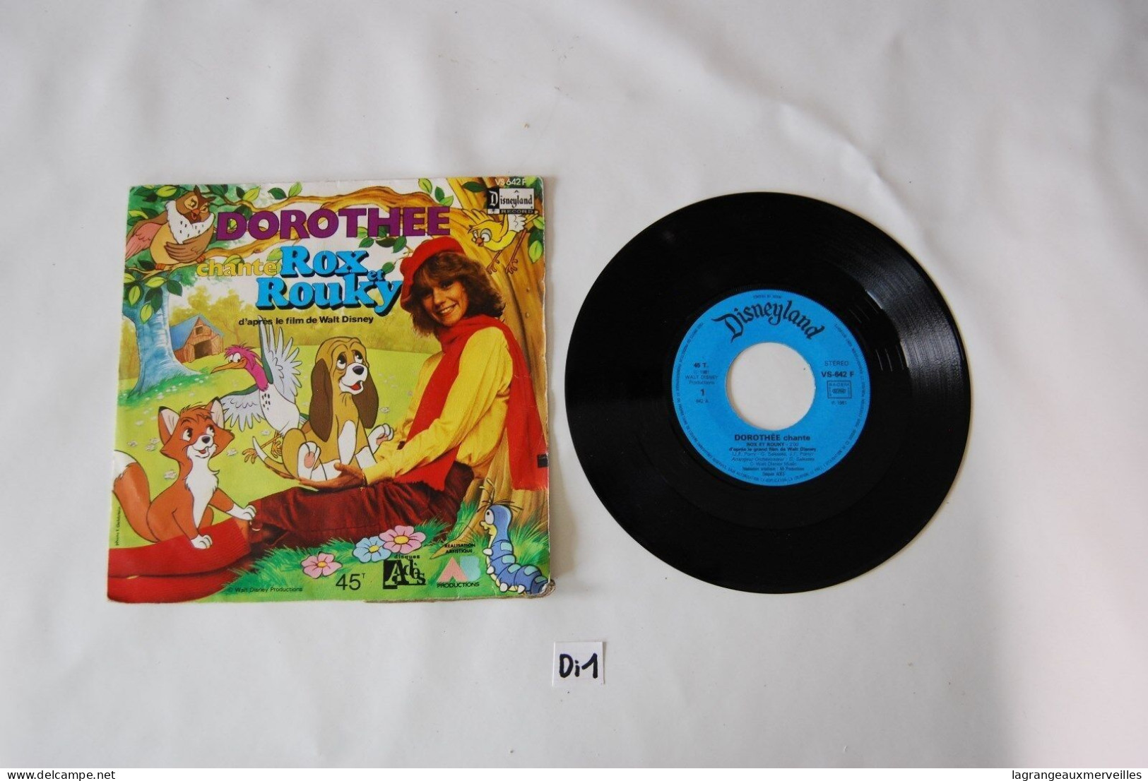 Di1- Vinyl 45 T - Dorothée - Rox Et Rouky - Children