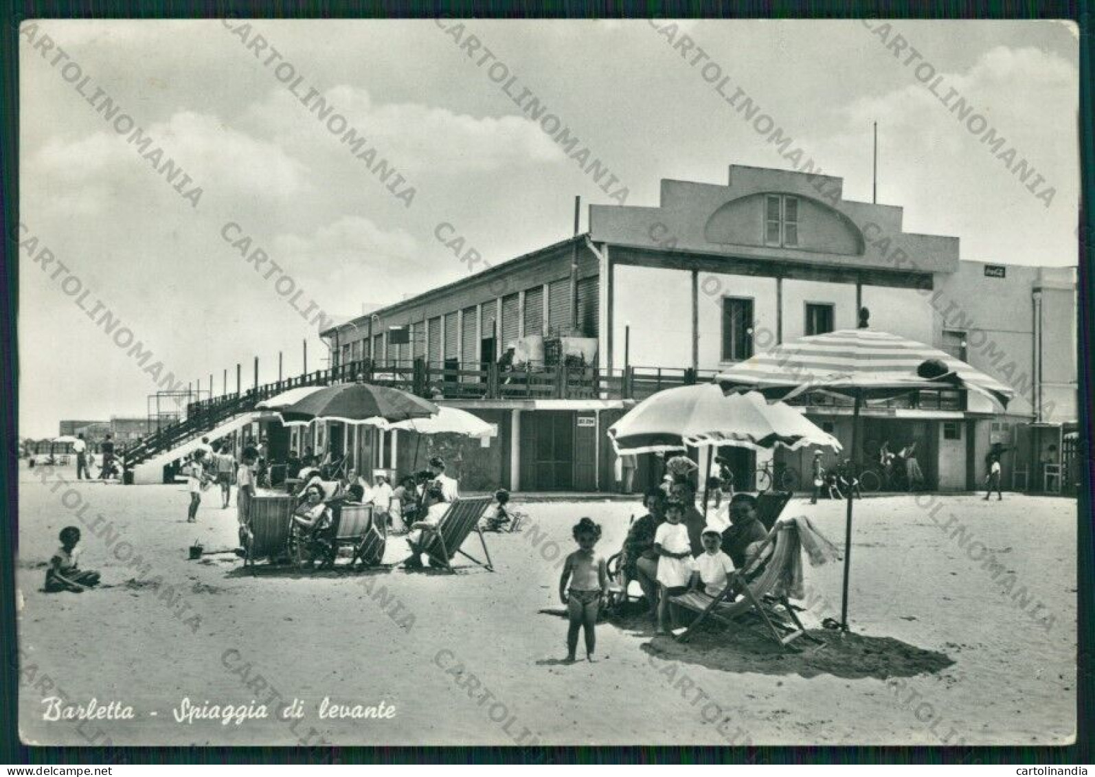 Bari Barletta PIEGHINA Foto FG Cartolina ZK1630 - Bari