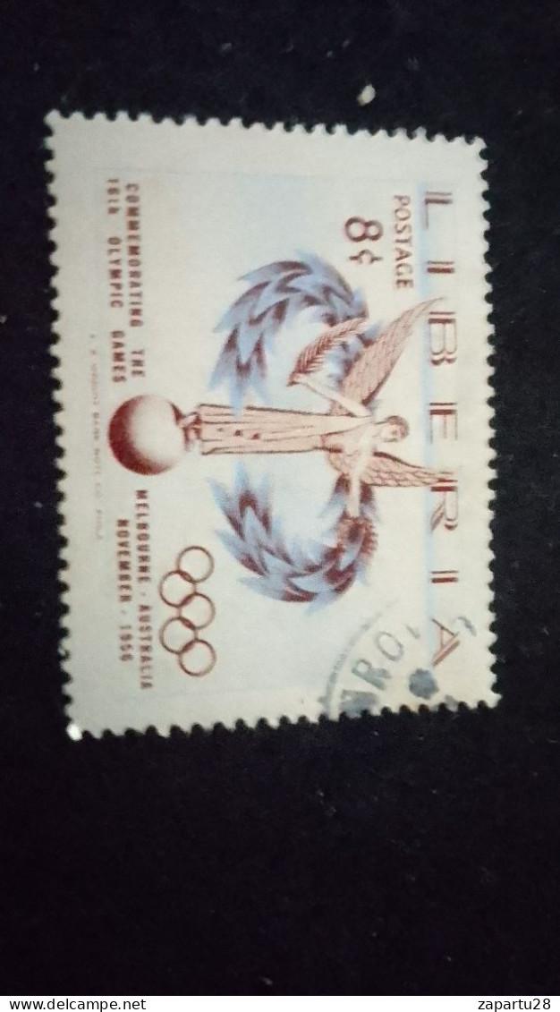 LİBERYA--1955   6 C      DAMGALI  SPORTS - Liberia