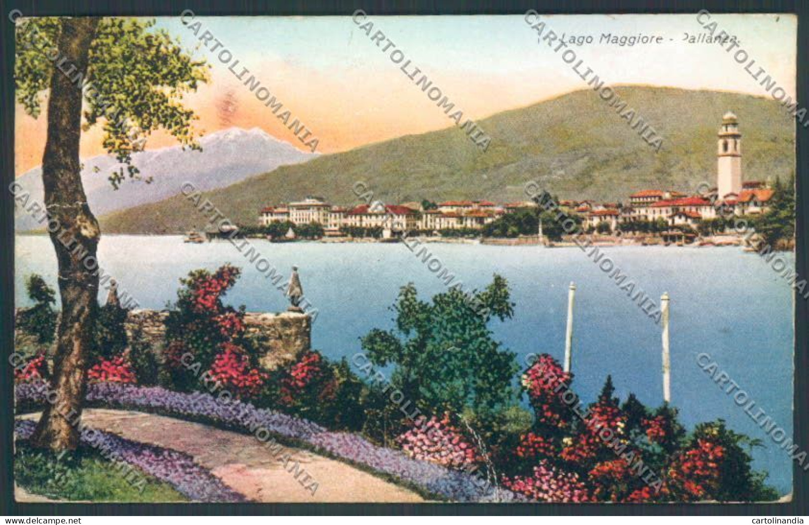 Verbania Pallanza PIEGHE Cartolina ZQ6196 - Verbania