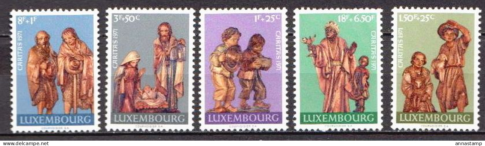 Luxembourg MNH Set - Beeldhouwkunst