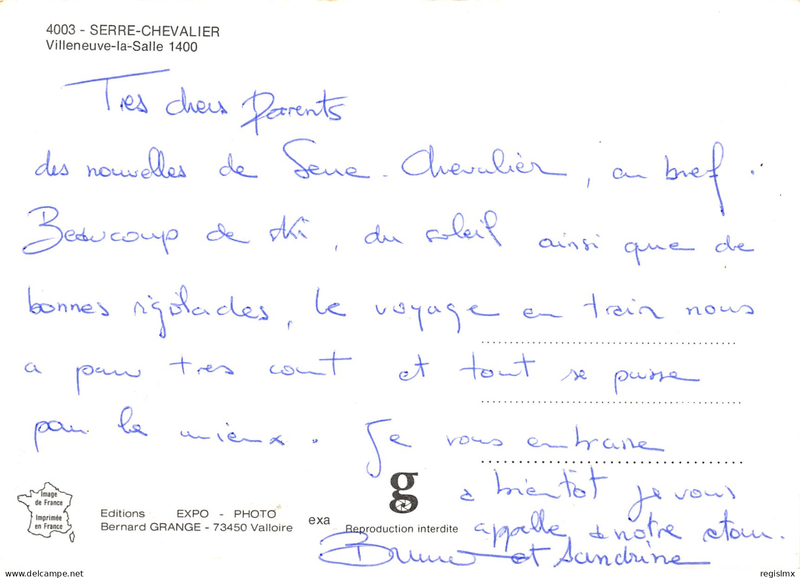 05-SERRE CHEVALIER-N°3446-C/0055 - Serre Chevalier
