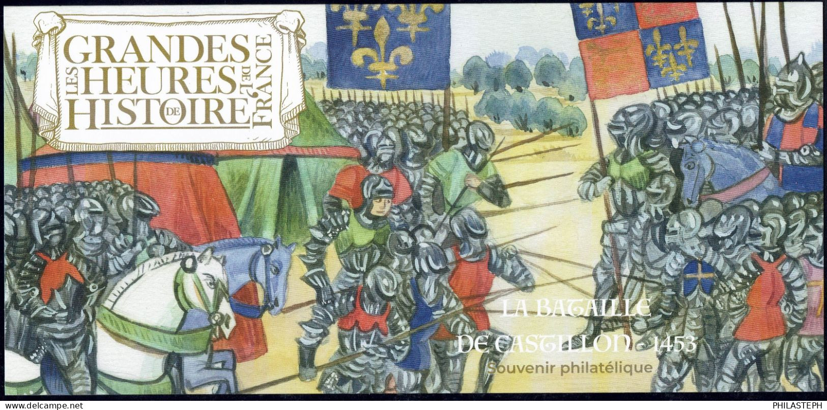 France 2023 - Les Grandes Heures De L'histoire - La Bataille De Castillon -1453 - YT208 Neuf ** - BS / Bloc Souvenir - Souvenir Blokken