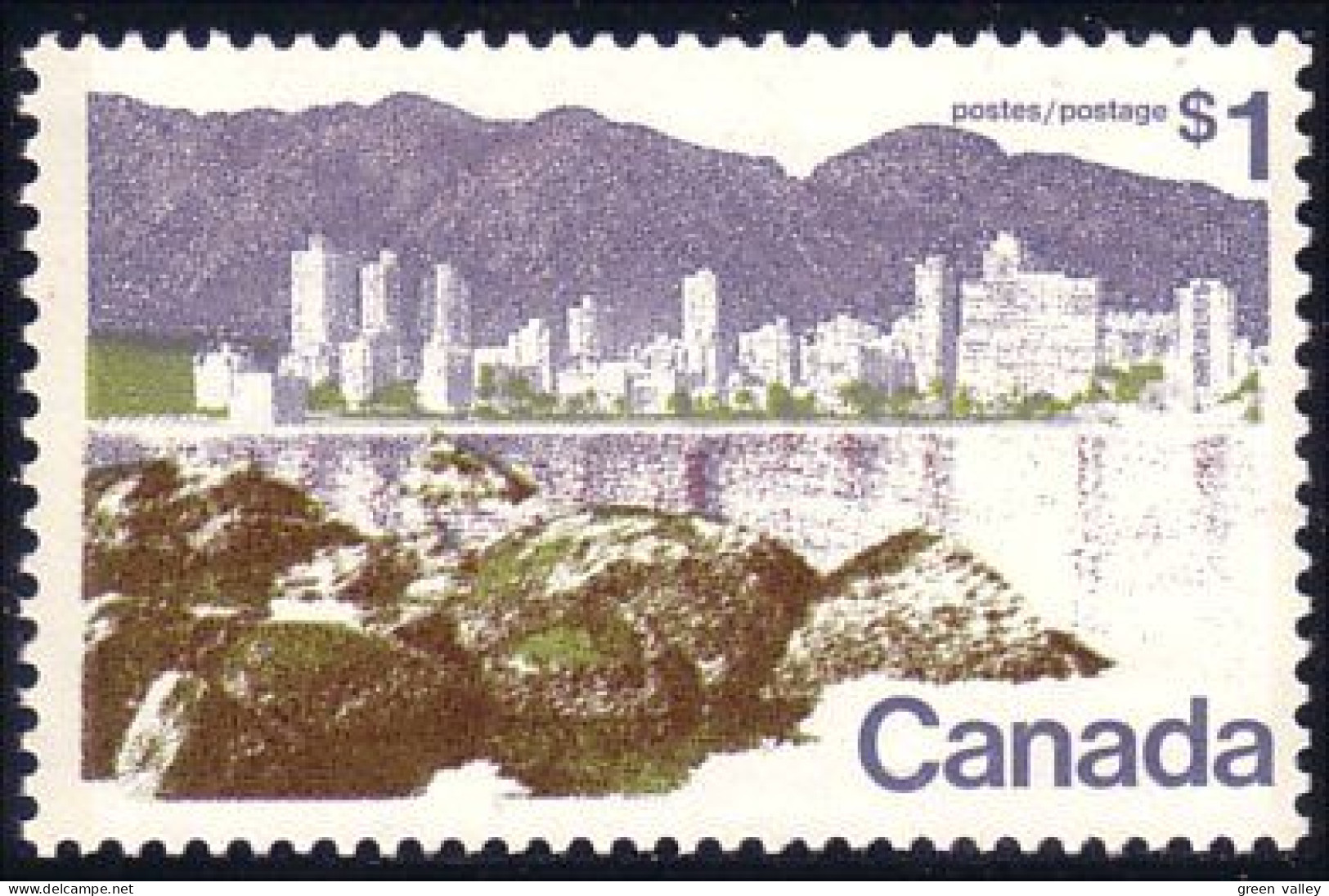 Canada $1 Vancouver Perf 12.5 MNH ** Neuf SC (C05-99) - Nuovi