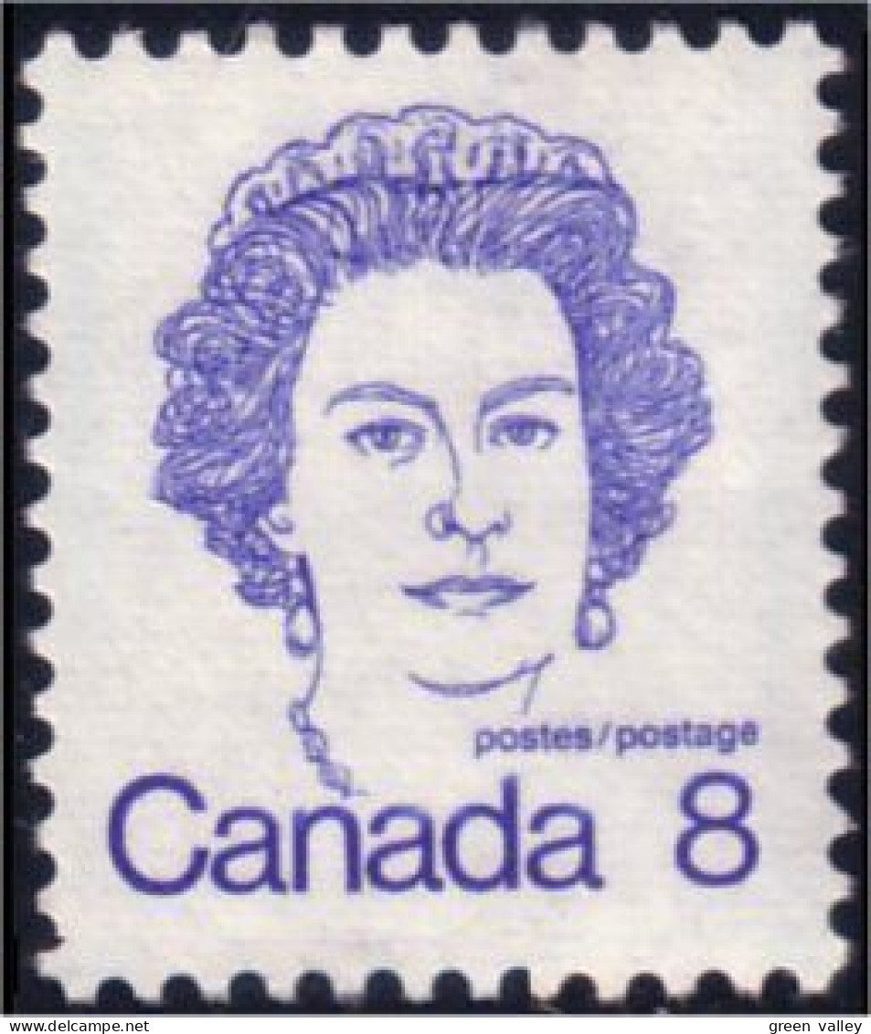Canada Queen Blue MNH ** Neuf SC (C05-93b) - Royalties, Royals