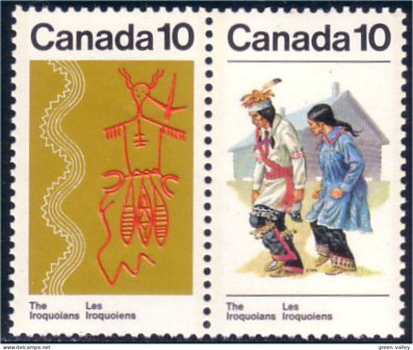 Canada Indian Costume Danse Dance Oiseau Thunderbird MNH ** Neuf SC (C05-81ab) - Textil