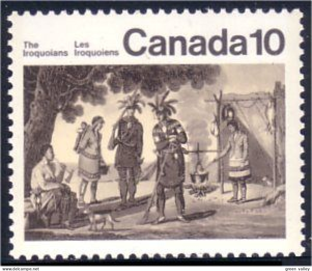 Canada Indian Cooking Costume Dog Chien Pipe Calumet MNH ** Neuf SC (C05-79a) - Neufs