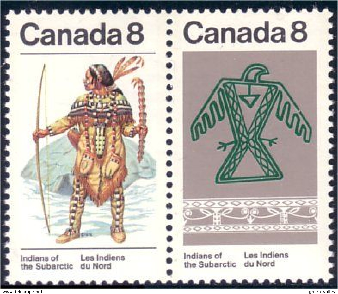 Canada Indian Ceremonial Costume Oiseau Thunderbird MNH ** Neuf SC (C05-77ad) - Tessili