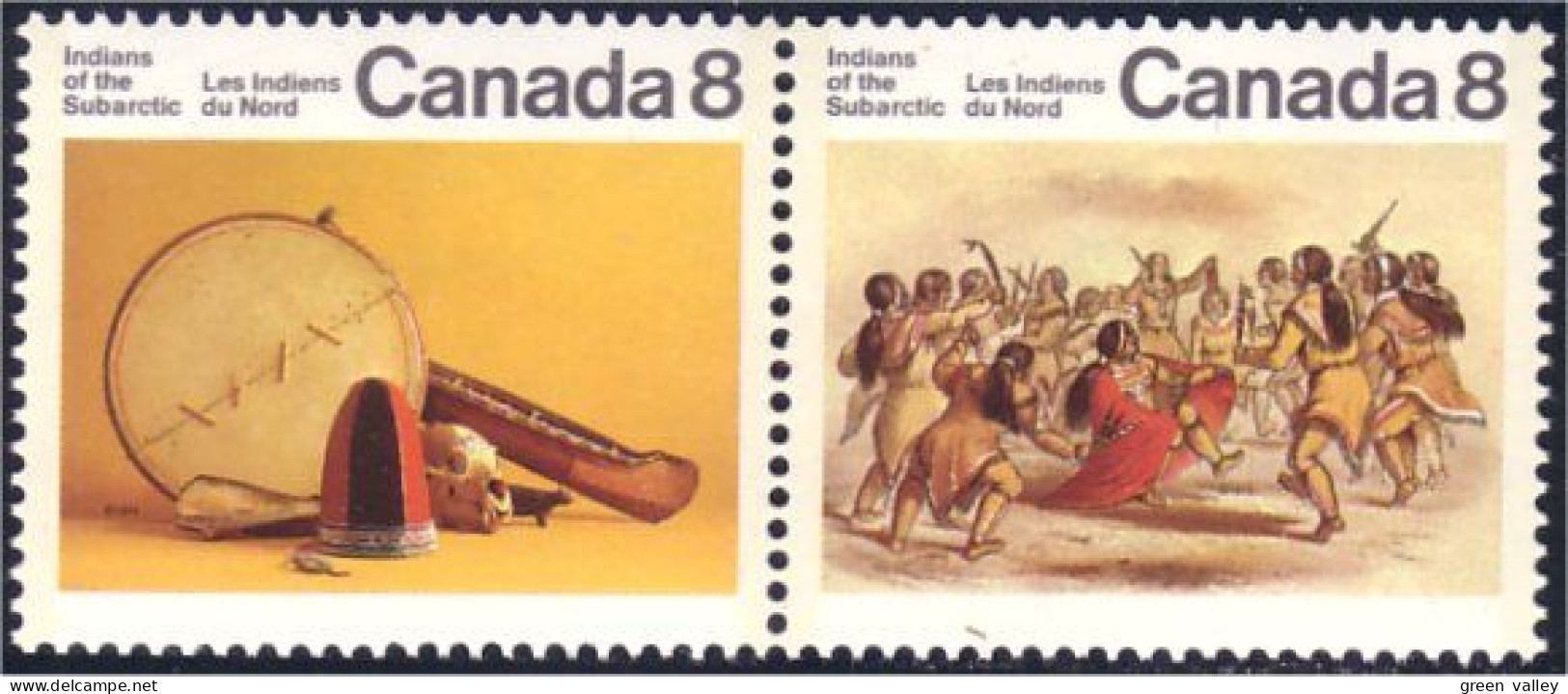 Canada Indian Artifacts Dance Costumes Danse MNH ** Neuf SC (C05-75aa) - Unused Stamps