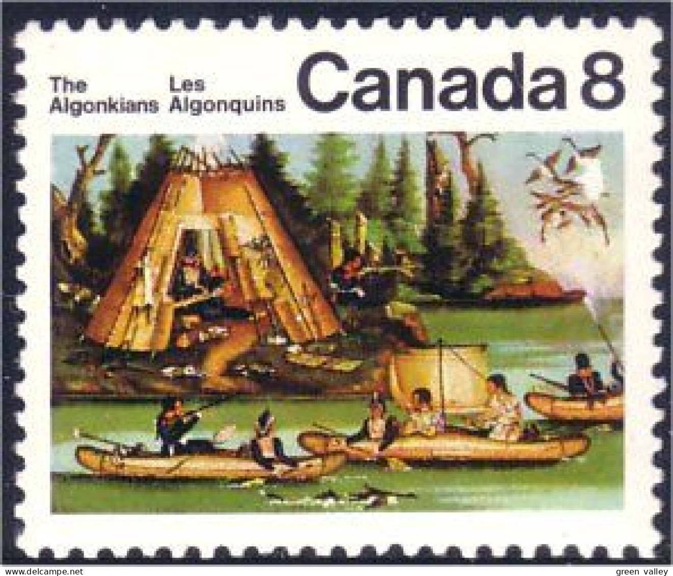 Canada Indian Canoe Oiseau Fusil Rifle MNH ** Neuf SC (C05-67c) - Autres & Non Classés