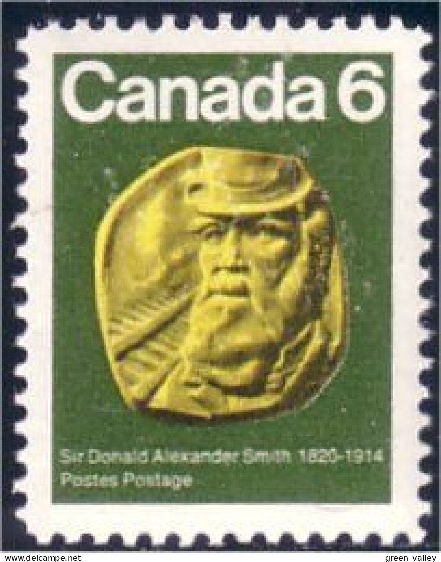 Canada Sir Alexander Smith Rail Chemin De Fer Train Railroad MNH ** Neuf SC (C05-31b) - Trenes