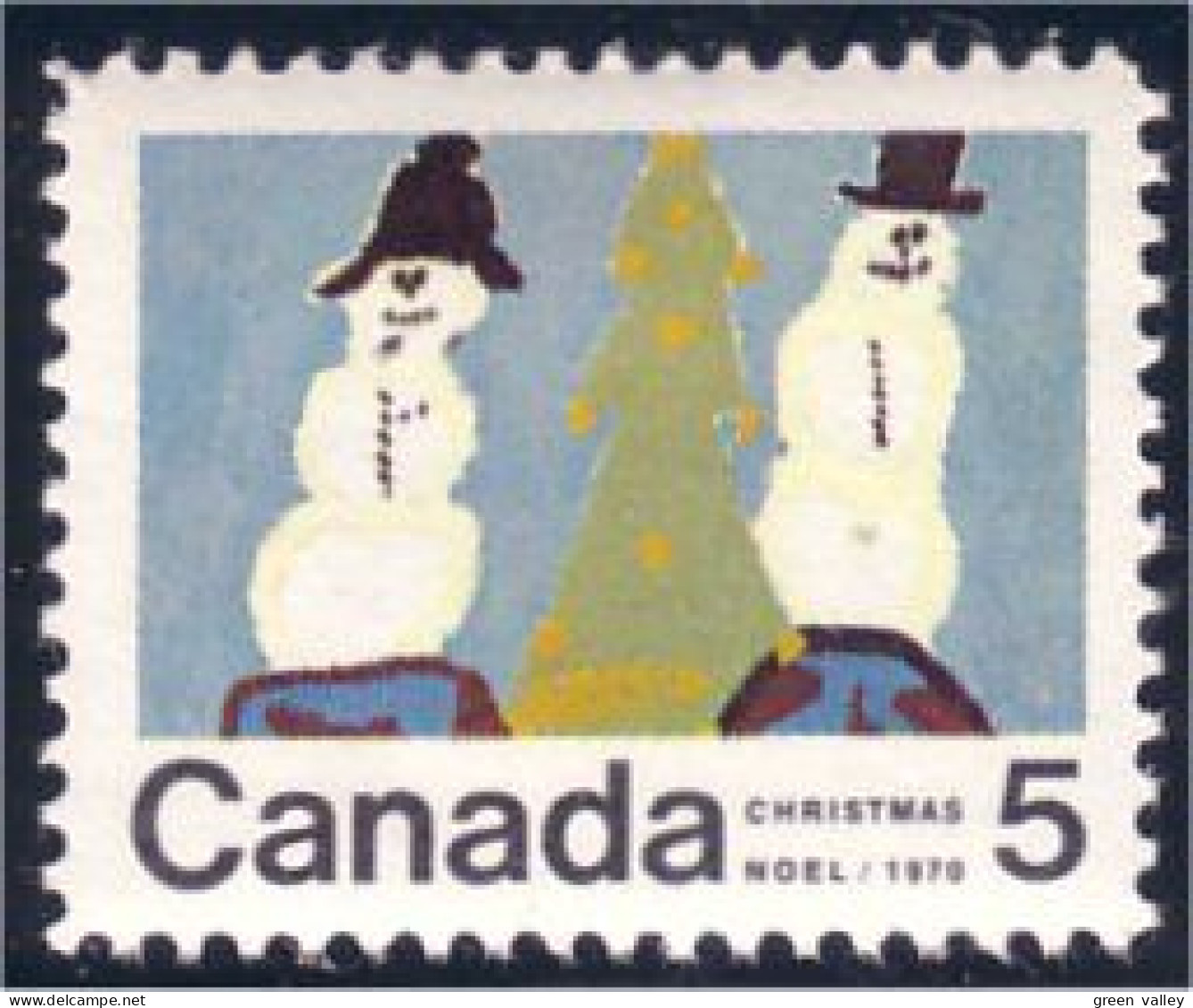 Canada Bonhomme Snowmen Arbre Tree Noel Christmas MNH ** Neuf SC (C05-23c) - Bomen