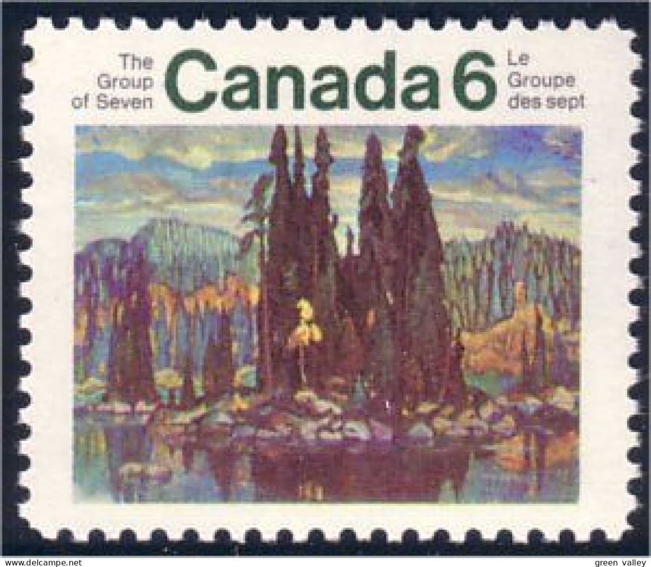 Canada Spruce Sapins  Arbre Tree Tableau Painting MNH ** Neuf SC (C05-18c) - Sonstige & Ohne Zuordnung