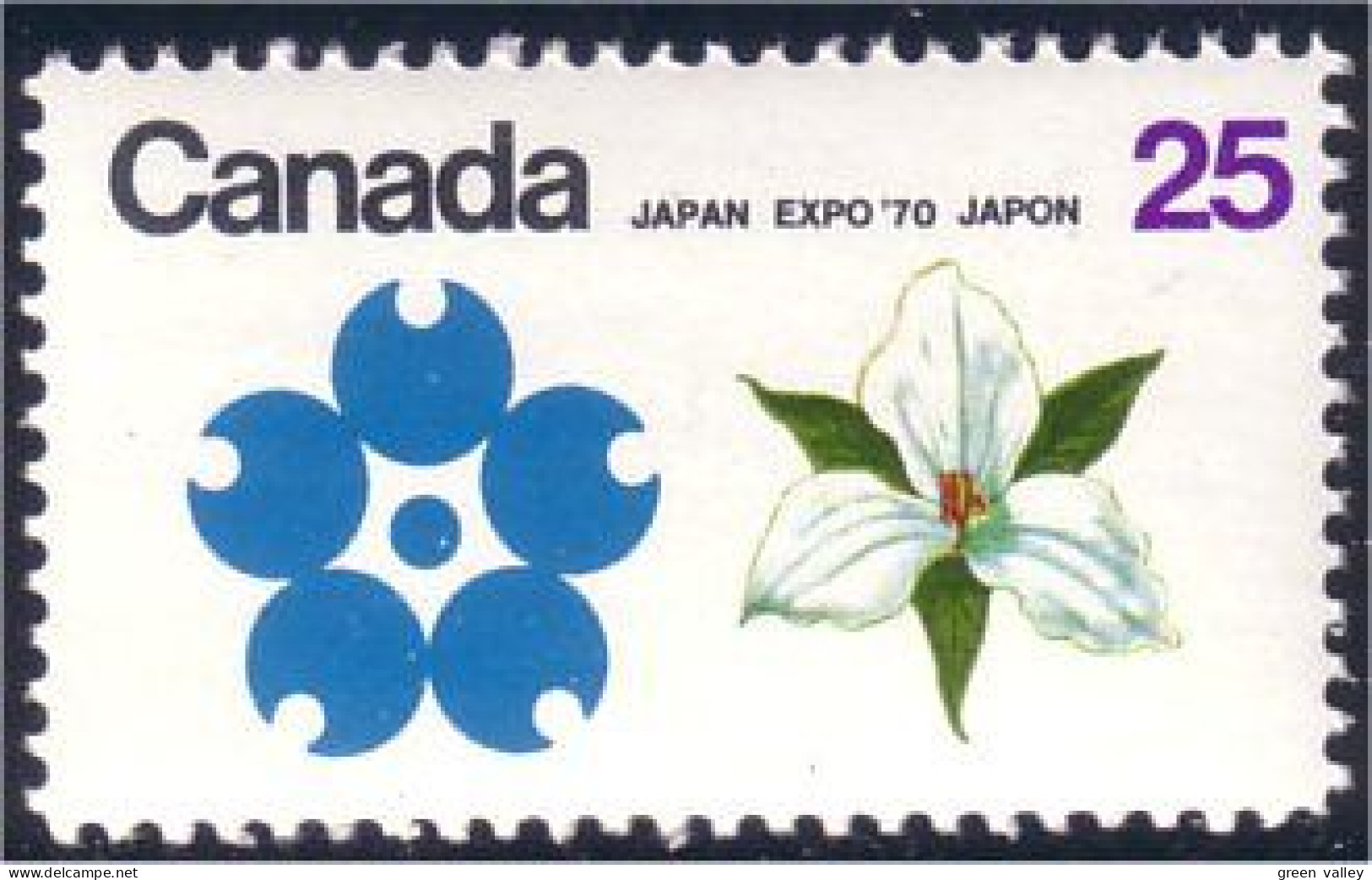 Canada Trille Blanc White Trillium MNH ** Neuf SC (C05-11a) - Ungebraucht