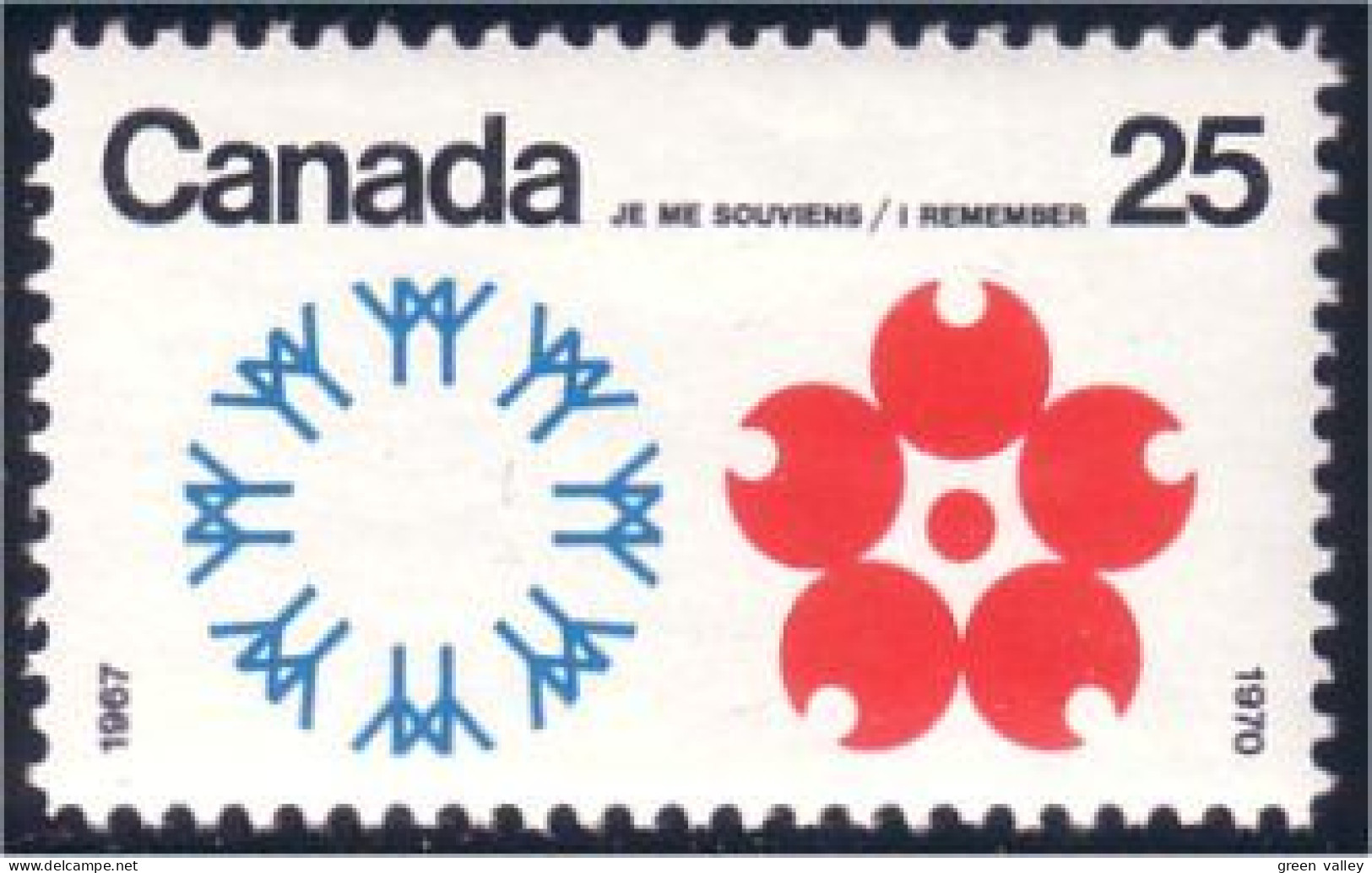 Canada Expo 67 Montreal Expo 70 Osaka Emblems MNH ** Neuf SC (C05-08a) - Nuevos