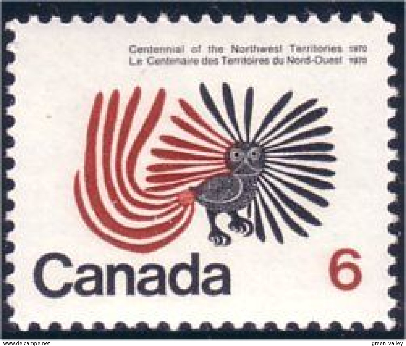 Canada Hibou Owl Eule Chouette Kenojuak Gufo Uil Buho MNH ** Neuf SC (C05-06d) - Indianer